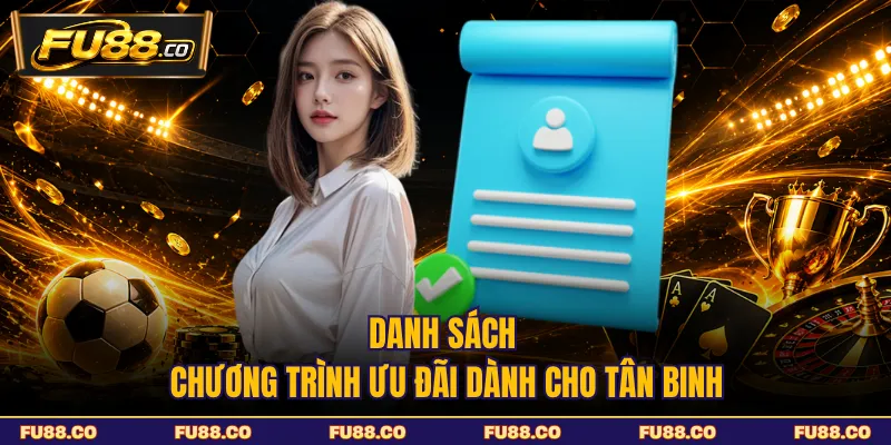 Danh sách chương trình ưu đãi dành cho tài khoản mới
