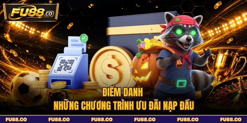 Các chương trình ưu đãi nạp đầu phổ biến