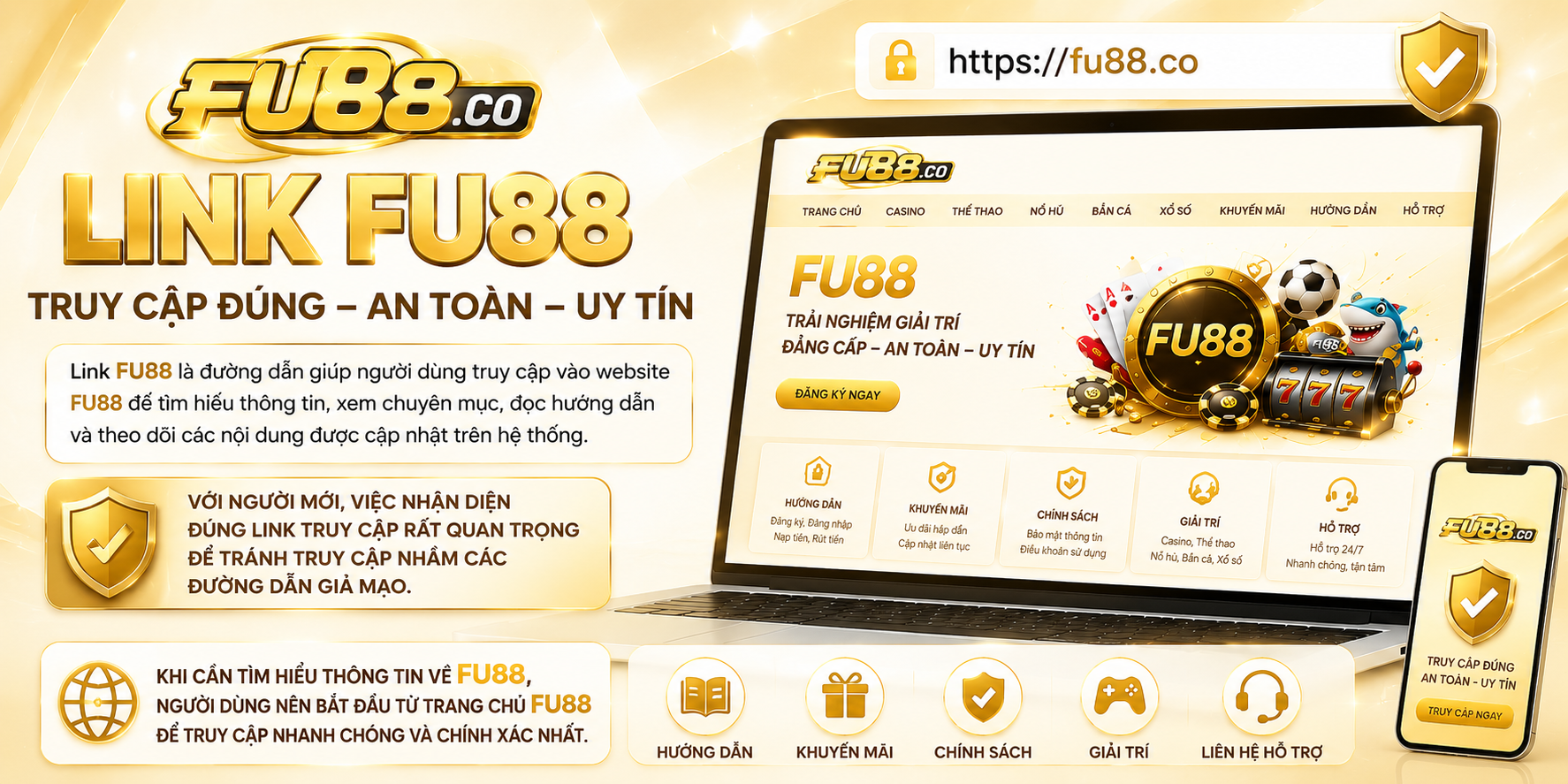 Link FU88 truy cập đúng an toàn