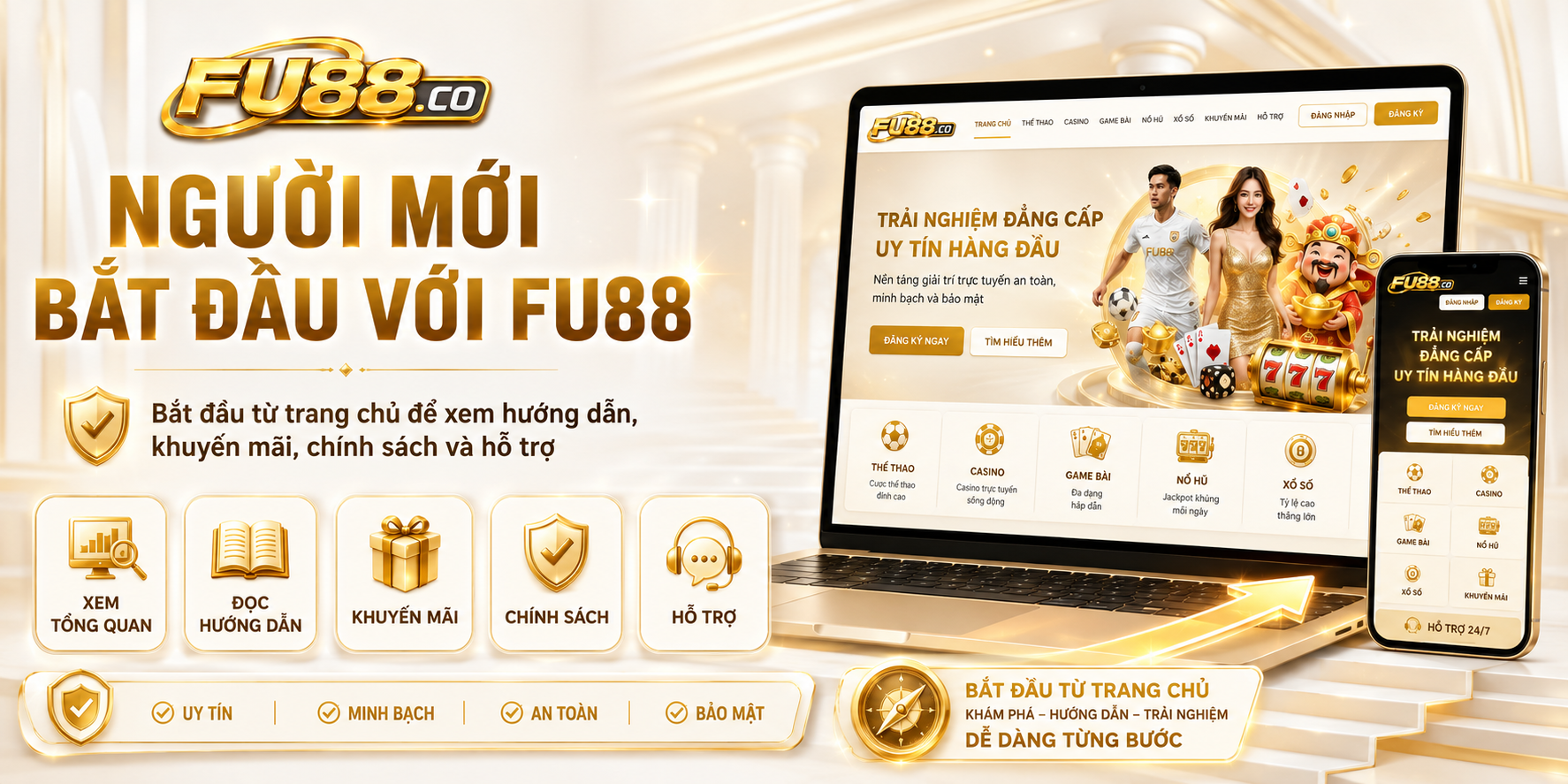 Người mới bắt đầu với FU88.co