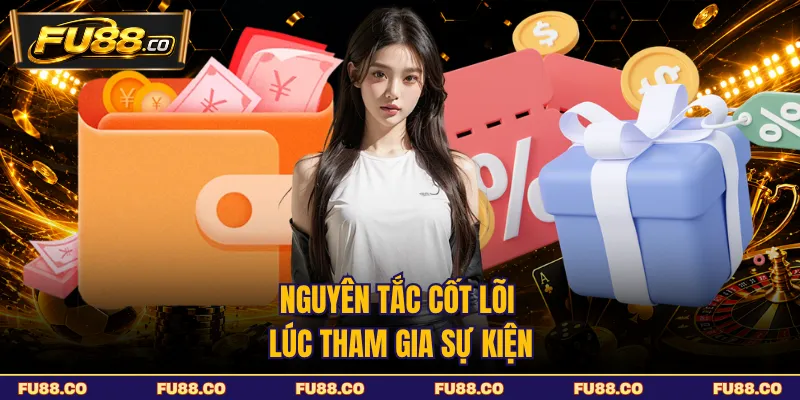 Nguyên tắc cốt lõi lúc tham gia sự kiện