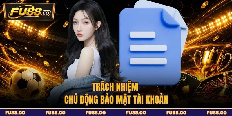 Trách nhiệm chủ động bảo mật tài khoản